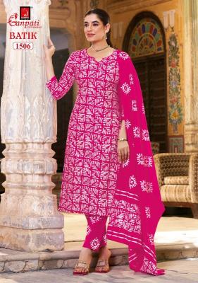 Ganpati batik pant vol 15 dress material wholesale in surat